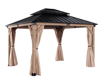 Pavillon Limassol ca. 298 x 298 x 275  - Anthrazit
