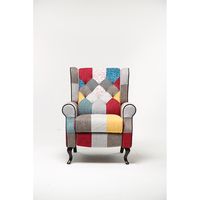 Skandinavischer Sessel "Pico" mit verstellbarer Rückenlehne, ca. 78 x 84 x 100,5 cm - Mehrfarbig