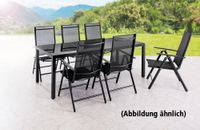 Aluminium-Sitzgruppe 7tlg. klappbar - Anthrazit