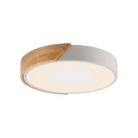 JUST LIGHT. LED Deckenleuchte BILA, 1xLED-Board/24W, 3000K, rund, Weiss