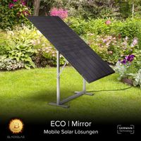 Sichtschutz SolarScreen ECOmirror Hochformat 445Wp Solarmodul, 7-stufig verstellbar, Balkonkraftwerk