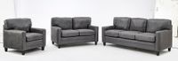 3tlg. Couchgarnitur - Grau