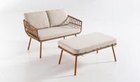 6tlg. Liegesofa "Marena" inkl. Hocker