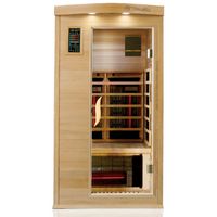 Infrarotkabine PIERSON PRO 100x100 cm, 3 DUO-Vollspektrumstrahler, 1 Person