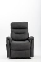 Elektrisch verstellbarer Aufstehsessel mit Power-Lift-Funktion, ca. 82 x 90 x 108 cm – Dunkelgrau
