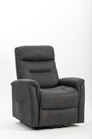 Elektrisch verstellbarer Aufstehsessel mit Power-Lift-Funktion, ca. 82 x 90 x 108 cm – Dunkelgrau