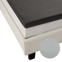 Mikrofaser-Interlock Jersey-Topper-Spannbetttuch, ca. 90 - 100 x 200 cm 