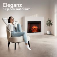 KAMINIO Elektrokamin LUCA - Elektrischer Einbaukamin - 30 Zoll