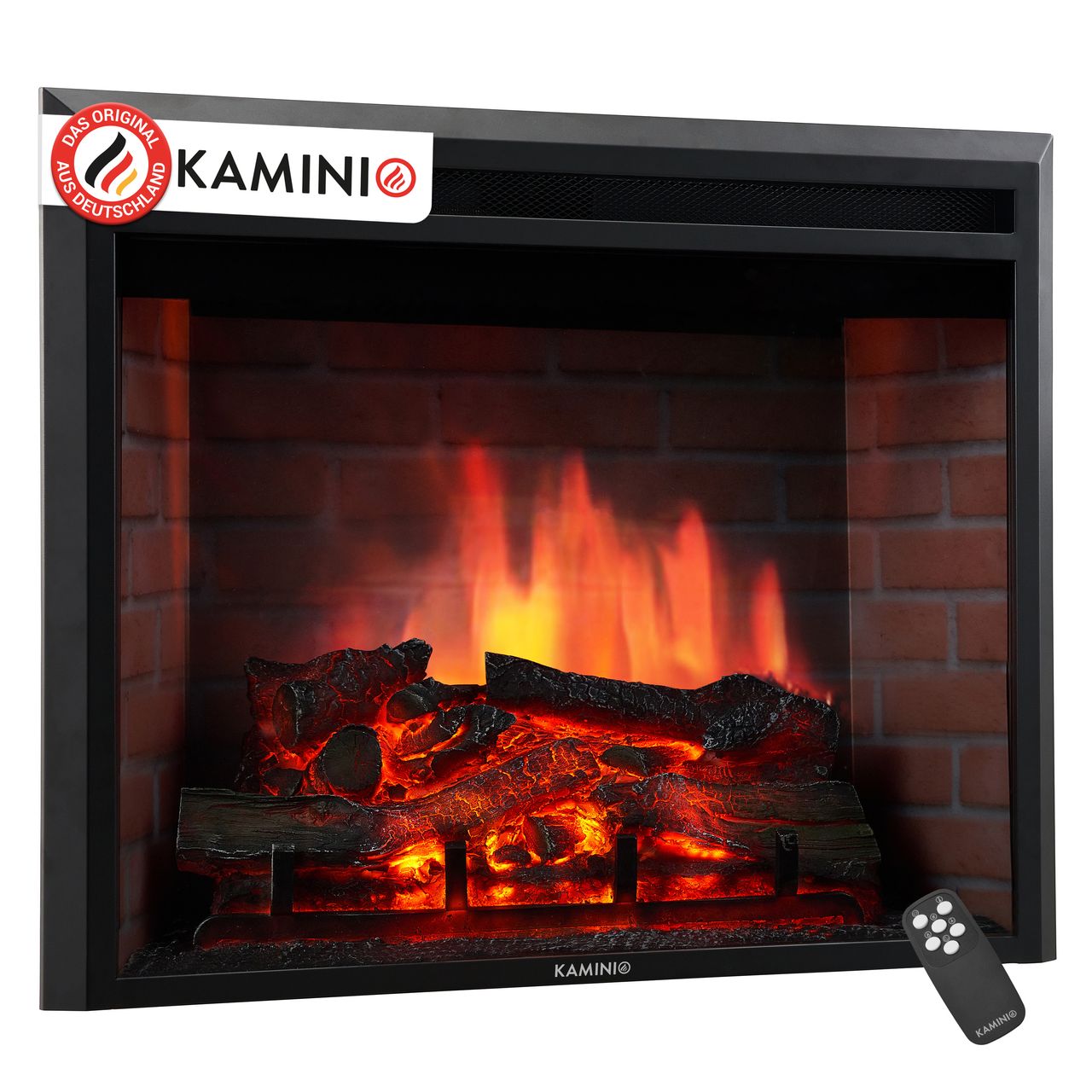 KAMINIO Elektrokamin LUCA - Elektrischer Einbaukamin - 23 Zoll