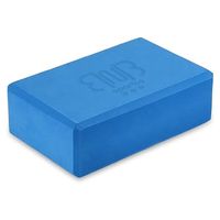 2er Pack Premium Yoga Blöcke Stabile Sportmatte, rutschfest, Meditation Eva Schaumstoffblock blau