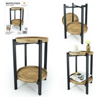 Eleganter Beistelltisch aus hochwertigem Holz von NOOR LIVING