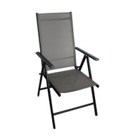 CHILLROI® Klappsessel Aluminium 2er Set Gartenstuhl klappbar Campingstuhl