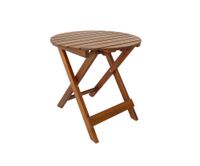 Gartentisch rund Ø 46 x 45 cm Massivholz Akazie