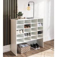 Schuhschrank XL, ca. 92 x 33 x 99 cm, Weiß
