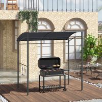 Grillpavillon BBQ-Pavillon Grill Pavillon Gartenzelt Flammschutzdach