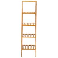Bambusregal, 5 Ablagen, natur