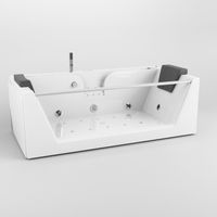 Whirlpool Badewanne KOS 2 179cm x 85cm Heizung,Hydromassage,Bachlauf,Sanitäracryl