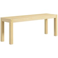 120cm Sitzbank 2-Sitzer Essbank im Landhaus-Stil, Küchenbank für Küche