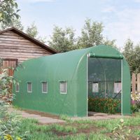 Foliengewächshaus Gewächshaus Treibhaus Tomatenhaus mit Fenster