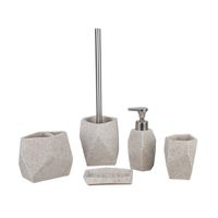 Bad-Set Santorino dekorativ beige