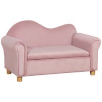 Kindersofa Kindercouch mit Stauraum, Spielsofa für Kinder 3-5 Jahre