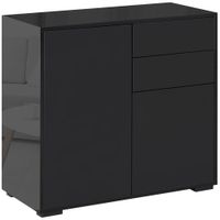 Sideboard Aufbewahrungsschrank mit 2 Schublade, 2 Türen für Wohnzimmer