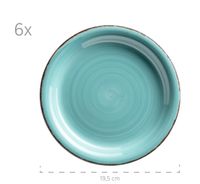 Dessertteller 19,5 cm, 6-er Set, LAGUNA