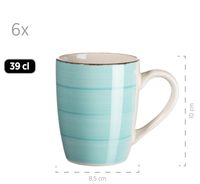 Kaffeebecher 38 cl, 6-er Set, LAGUNA