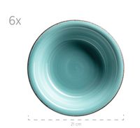 Teller tief 21,6 cm, 6-er Set, LAGUNA