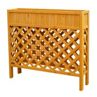 Pflanzgefäß aus Holz, ca. 60 x 25 x 90 cm 