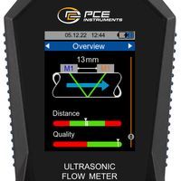 Ultraschall-Durchflussmessgerät PCE-TDS 200+ SR