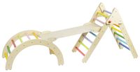 3-in-1 zusammenklappbares Regenbogen-Kletterset