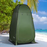 Pop up Duschzelt Toilettenzelt Camping Umkleidezelt mobil Dunkelgrün
