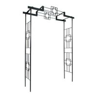 Gartentor aus Metall, ca. 175 × 50 × 230 cm