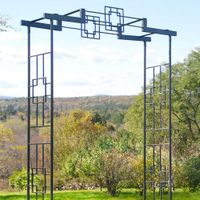 Gartentor aus Metall, ca. 175 × 50 × 230 cm