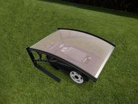 Mähroboter-Garage aus Polycarbonat, ca. 103 x 77 x 45,5 cm - Anthrazit