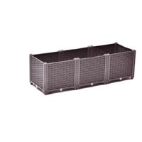 Pflanzkasten aus Polypropylen, ca. 120 x 40 x 43 cm - Braun
