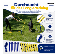 Lemodo Longier-Set für Hunde, Radius 3-3,5m