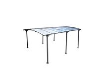 Carport "Saint-Tropez" mit Bogendach und Polycarbonatplatten, ca. 503 x 328 x 211 cm - Anthrazit
