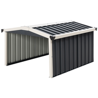 Roboter-Rasenmäher Garage aus feuerverzinktem Stahlblech, ca. 100 x 80 x 62 cm 