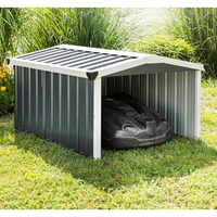 Roboter-Rasenmäher Garage aus feuerverzinktem Stahlblech, ca. 100 x 80 x 62 cm 