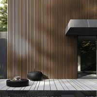 HOME DELUXE WPC Fassadenverkleidung DUVAR – Teak 4 m²