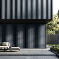 HOME DELUXE WPC Fassadenverkleidung DUVAR – Hellgrau 6 m²