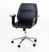 Bürostuhl, ca. 68 x 61 x 86-94 cm - Schwarz