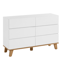 Sideboard mit Melaminbeschichtung, ca. 120 x 39,5 x 101 cm