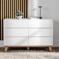 Sideboard mit Melaminbeschichtung, ca. 120 x 39,5 x 101 cm