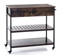Servierwagen, ca. 102 x 51 x 93 cm - Braun