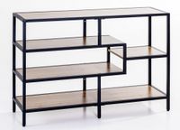 Wohnzimmerregal, ca. 114 x 34 x 78 cm - Braun