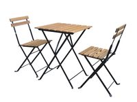 3-tlg. IVY Bistro Set aus Akazienholz - Braun