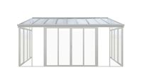 Wintergarten aus Aluminium, ca. L 300 x B 548 x 312 cm - Weiß